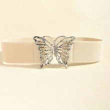 Load image into Gallery viewer, Butterfly Alloy Buckle Elastic Belt