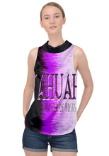 Load image into Gallery viewer, Yahuah-Master of Hosts 01-02 Designer Sleeveless Mock Neck Satin Top