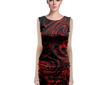 TRP Maze 01-01 Designer Classic Sleeveless Midi Dress