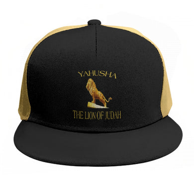Yahusha-The Lion of Judah 01 Designer Flat Brim Baseball Cap