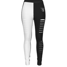 Load image into Gallery viewer, Yahuah-Tree of Life 02-06 Yin Yang Designer Ripped Leggings