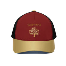Load image into Gallery viewer, Yahuah-Tree of Life 01 Election Designer Trucker Cap with Black Half Mesh