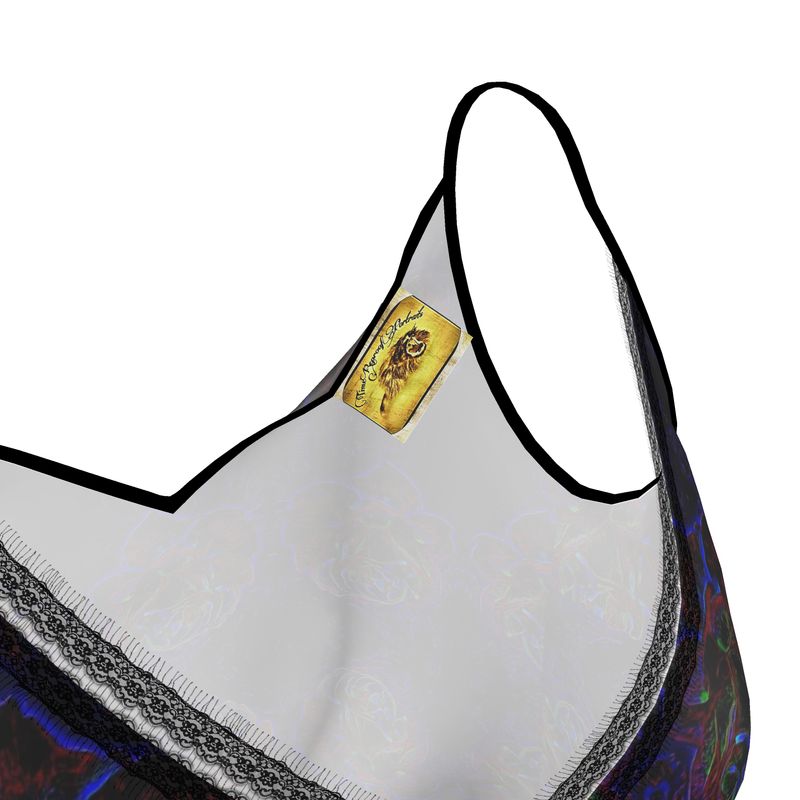 Floral Embosses: Roses 01 Lace Trim Cami