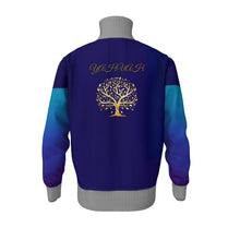 Load image into Gallery viewer, Yahuah-Tree of Life 01 Royal Men&#39;s Designer Track Jacket