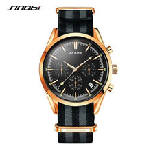 Load image into Gallery viewer, SINOBI Golden 007 Series Wrist Watch for Men