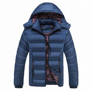 Solid Color Male Puffer Jacket (4 colors)