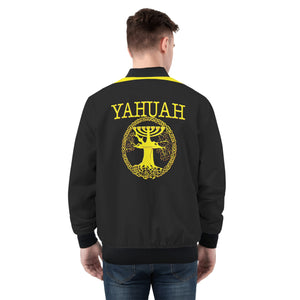 Yahuah-Tree of Life 02-01 Men's Designer Bomber Jacket