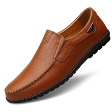 Load image into Gallery viewer, Men&#39;s Genuine Leather Slip On Shoes