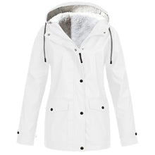 Load image into Gallery viewer, Ladies Plush Lined Rain Jacket (12 colors)