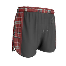 Load image into Gallery viewer, TRP Twisted Patterns 06: Digital Plaid 01-05A Ladies Designer Running Shorts