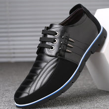 Load image into Gallery viewer, Men&#39;s Genuine Leather Elastic Band Driving Sneakers