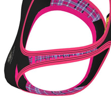 Load image into Gallery viewer, TRP Twisted Patterns 06: Digital Plaid 01-04A Designer Sports Bra