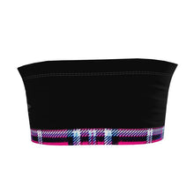 Load image into Gallery viewer, TRP Twisted Patterns 06: Digital Plaid 01-04A Designer Bandeau Bra