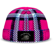 Load image into Gallery viewer, TRP Twisted Patterns 06: Digital Plaid 01-04A Designer Beanie