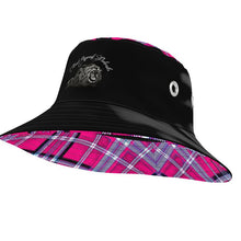 Load image into Gallery viewer, TRP Twisted Patterns 06: Digital Plaid 01-04A Designer Wide Brim Bucket Hat