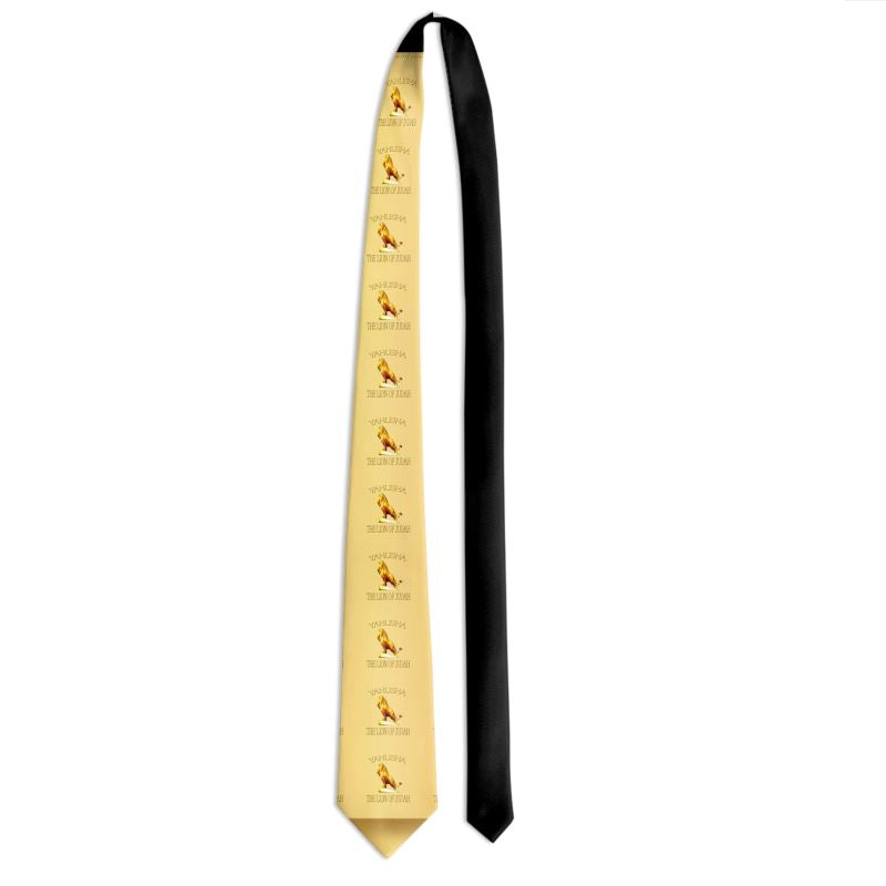 Yahusha-The Lion of Judah 01 Designer Satin Necktie