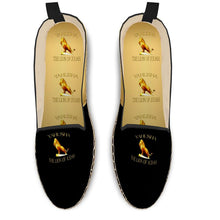 Load image into Gallery viewer, Yahusha-The Lion of Judah 01 Men&#39;s Flat Loafer Espadrilles