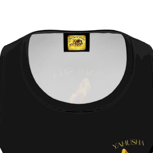 Yahusha-The Lion of Judah 01 Men's Designer Flowy Sleeveless T-shirt