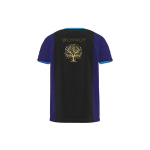 Yahuah-Tree of Life 01 Royal Designer Unisex T-shirt