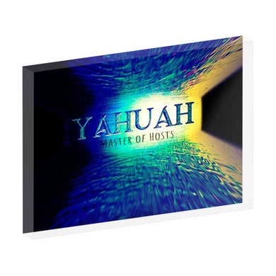 Yahuah-Master of Hosts 02-01 Acrylic Photo Block