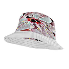 Load image into Gallery viewer, Floral Embosses: Pictorial Cherry Blossoms 01-03 Designer Narrow Brim Bucket Hat