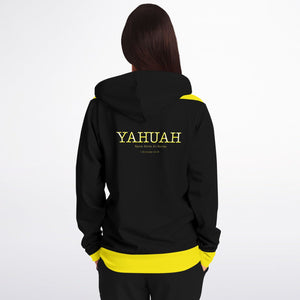 Yahuah-Name Above All Names 02-02 Designer Fashion Unisex Full Zip Hoodie