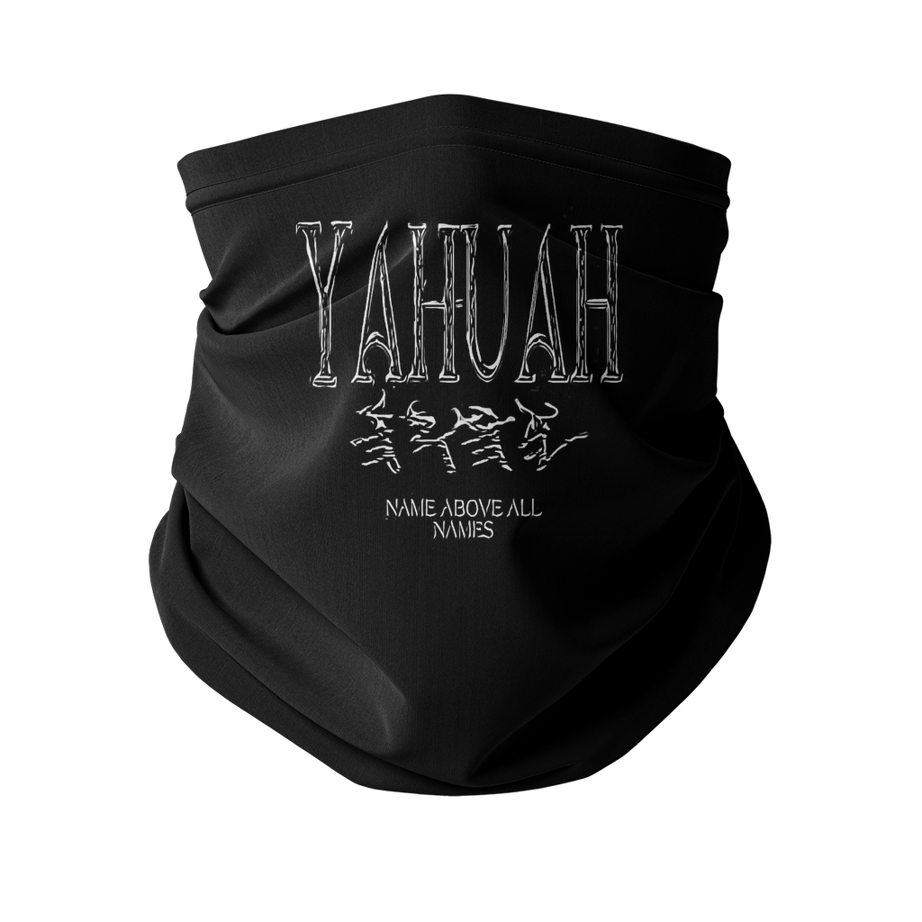 Yahuah-Name Above All Names 01-01 Designer Sublimation Neck Gaiter