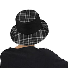 Load image into Gallery viewer, Yahuah-Tree of Life 02-04 + Digital Plaid 01-06A Men&#39;s Designer Bucket Hat