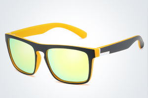Polarized Square Frame Vintage Male Sunglasses