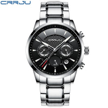 Load image into Gallery viewer, CRRJU 30m Waterproof Mens Chronograph Watch