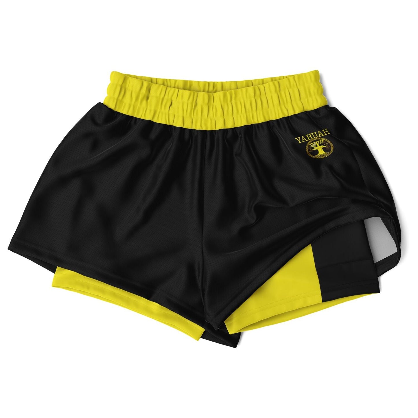 Yahuah-Tree of Life 02-01 Designer 2-in-1 Shorts