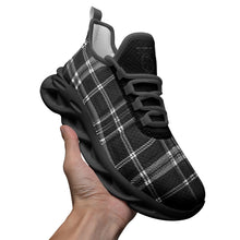 Load image into Gallery viewer, Yahuah-Tree of Life 02-04 + Digital Plaid 01-06A Mesh Knit Flex Unisex Sneakers