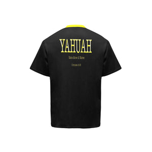Yahuah-Name Above All Names 02-02 Men's Designer Henley T-shirt