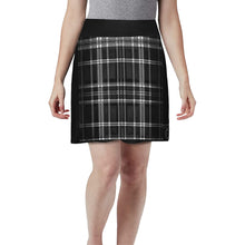Load image into Gallery viewer, Yahuah-Tree of Life 02-04 + Digital Plaid 01-06A Designer Golf Skirt