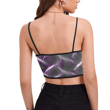 Load image into Gallery viewer, TRP Twisted Patterns 04: Weaved Metal Waves 01-01 Designer Spaghetti Strap Crop Top