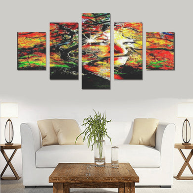Autumn Candy Canvas Wall Art Prints (No Frame) 5 Pieces/Set B