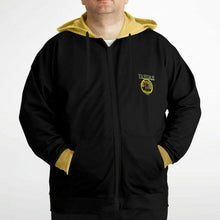 Load image into Gallery viewer, A-Team 01 Gold Designer Athletic Full Zip Unisex Plus Size Hoodie
