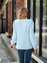 Load image into Gallery viewer, V-Neck Long Sleeve Blouse (3 colors)