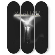 Load image into Gallery viewer, Yahuah Lighthouses 01-02 Three Piece Skateboard Wall Art