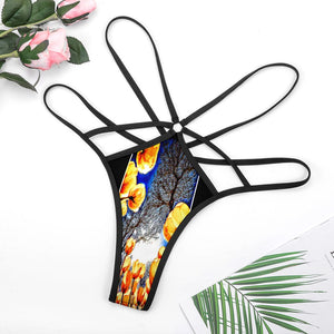 Floral Embosses: Tulip Daydream 01 Designer T-back Thong (3 styles)