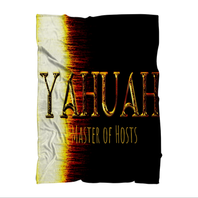 Yahuah-Master of Hosts 01-03 Designer Sublimation Throw Blanket 4.3ft (W) x 5.8ft (H)