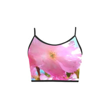 Load image into Gallery viewer, TRP Floral Print 02 Designer Spaghetti Strap Crop Top