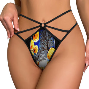 Floral Embosses: Tulip Daydream 01 Designer T-back Thong (3 styles)
