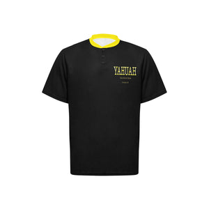Yahuah-Name Above All Names 02-02 Men's Designer Henley T-shirt