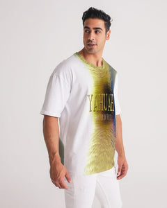 Yahuah-Master of Hosts 02-02A Men's Designer Premium Heavyweight Drop Shoulder T-shirt
