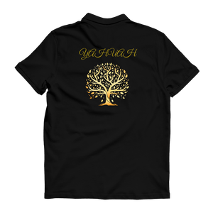 Yahuah-Tree of Life 01 Designer Premium Adult Polo Shirt (5 Colors)