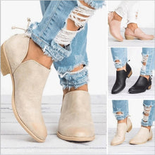Load image into Gallery viewer, Slip On Casual Ankle Boots