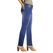 Load image into Gallery viewer, Yahuah-Tree of Life 03-01 Ladies Designer Skinny Jeans (Front &amp; Back Printed)