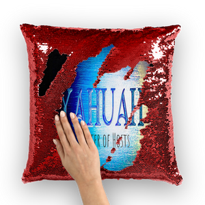 Yahuah-Master of Hosts 01-01 Designer Sequin Cushion Cover (5 colors)