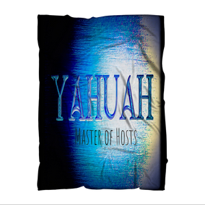 Yahuah-Master of Hosts 01-01 Designer Sublimation Throw Blanket 4.3ft (W) x 5.8ft (H)